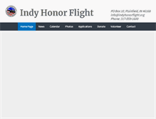 Tablet Screenshot of indyhonorflight.org
